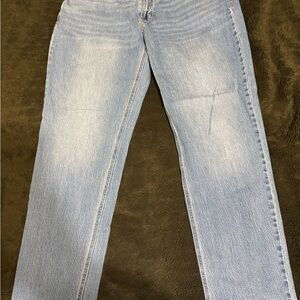 Old Navy Women's Boyfriend Light Blue Straight Leg Jeans